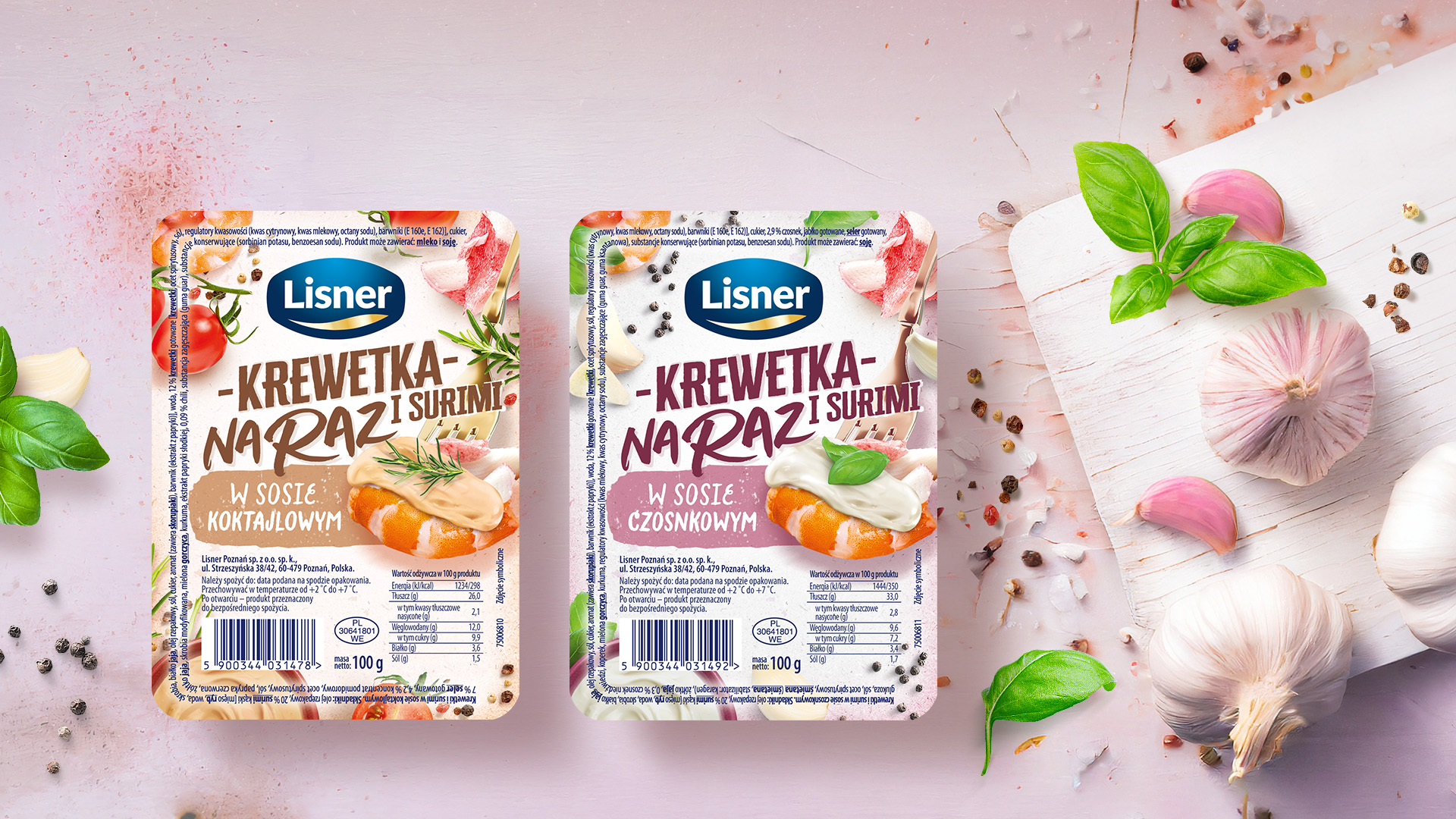Krewetka i Surimi na Raz / Lisner